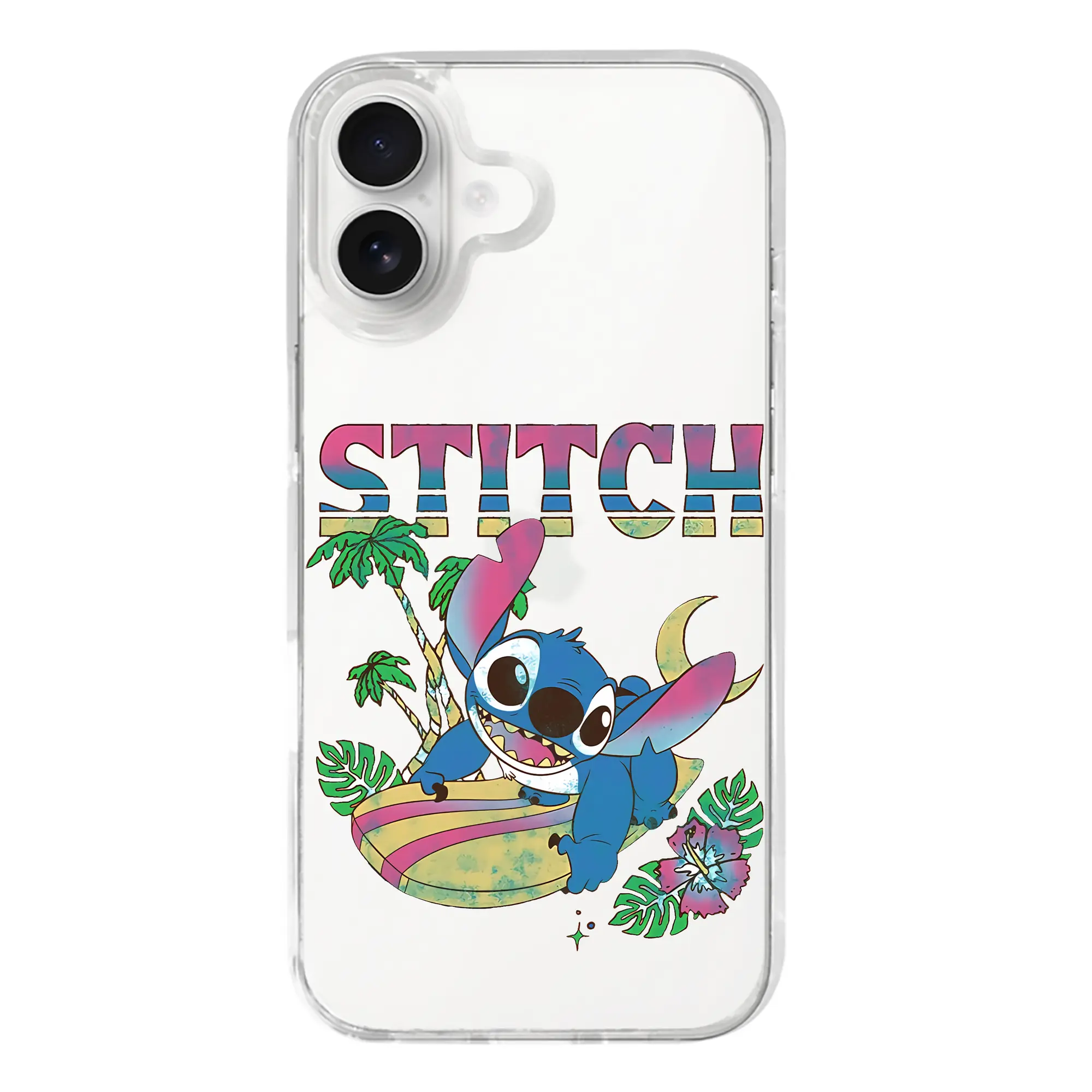 リロ＆スティッチ グッズ スティッチ - iPhone 17シリーズ 透明スマホケース – 薄型・耐衝撃・精密フィット保護カバー